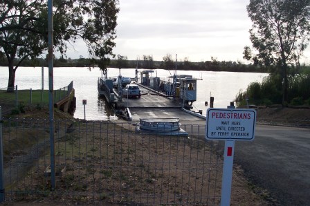 Murrary River ferry at Wellington SA 1 2012